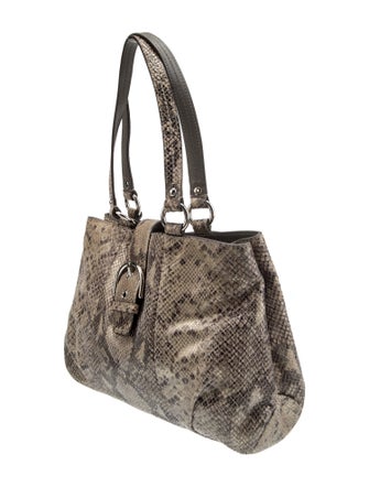 Coach Suede Top Handle Bag