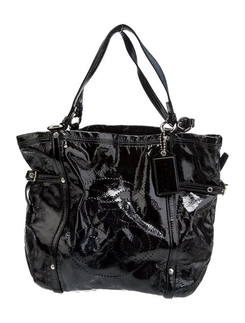 Coach Patent Leather Top Handle Bag
