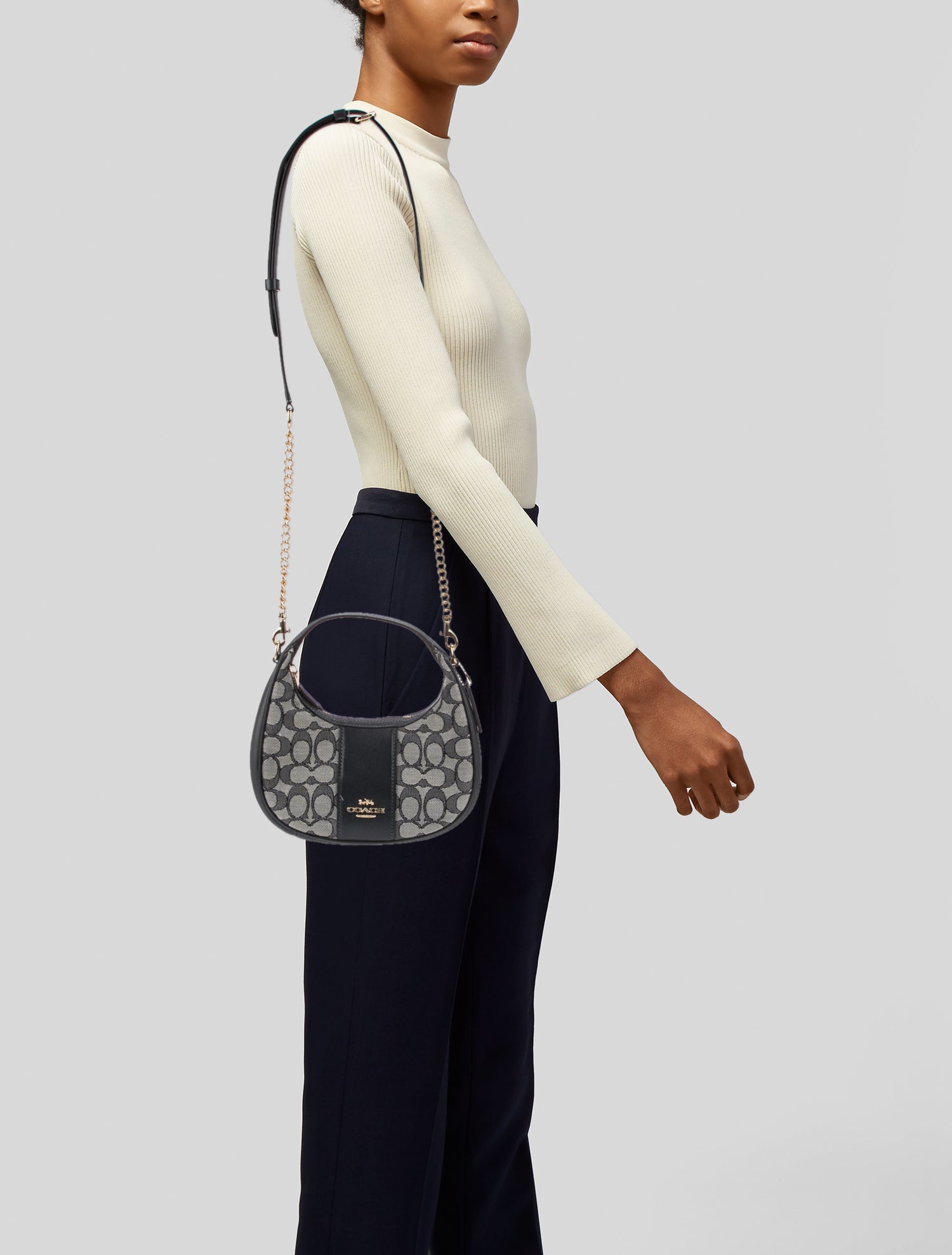 Coach Canvas Top Handle Bag