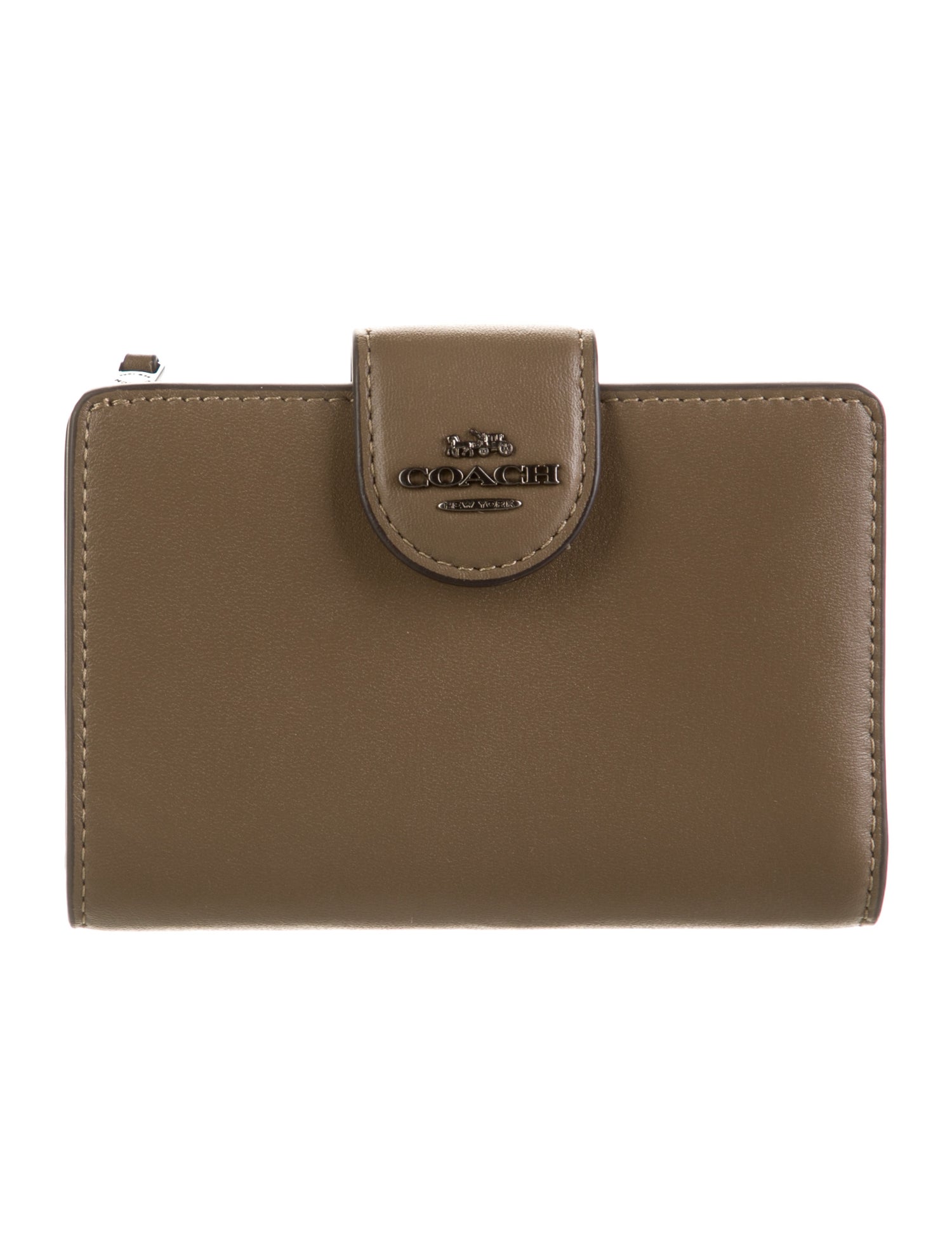 Coach Leather Compact Wallet