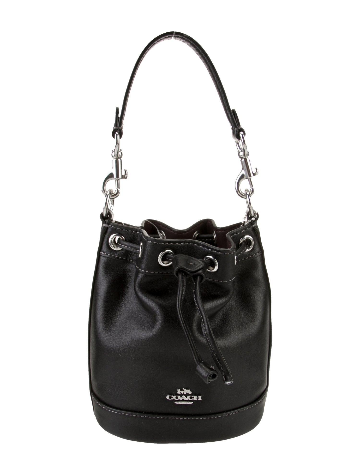 Coach Leather Bucket Bag