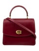 Coach Leather Top Handle Bag