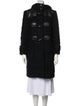 Coach Wool Faux Fur Coat