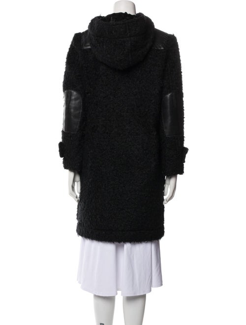 Coach Wool Faux Fur Coat