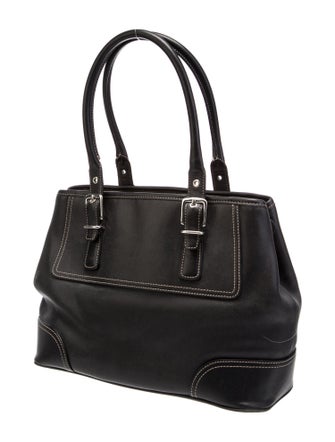 Coach Leather Top Handle Bag