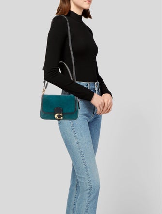 Coach Suede Shoulder Bag