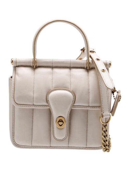 Coach Leather Top Handle Bag