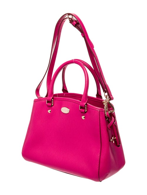 Coach Leather Top Handle Bag