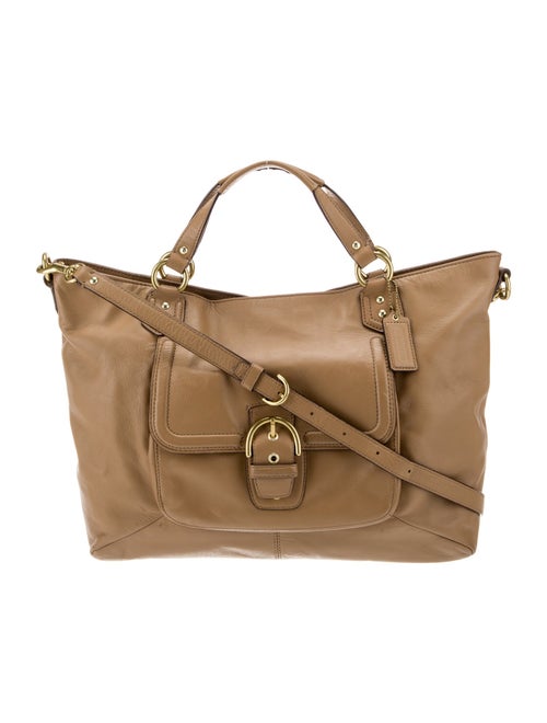 Coach Leather Top Handle Bag