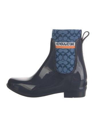 Coach Rubber Printed Rain Boots