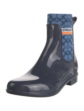 Coach Rubber Printed Rain Boots