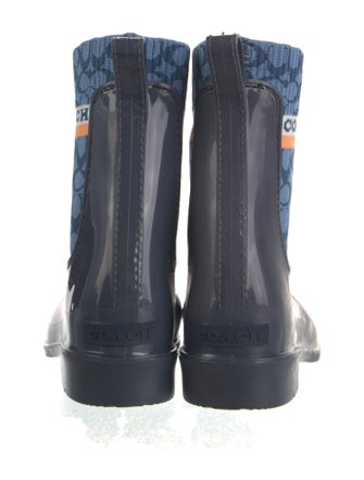 Coach Rubber Printed Rain Boots