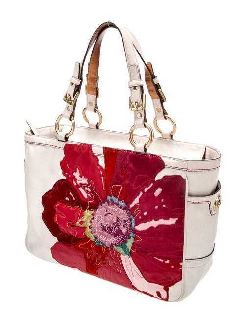 Coach Leather Top Handle Bag