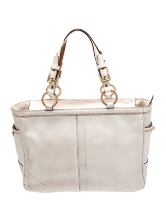 Coach Leather Top Handle Bag