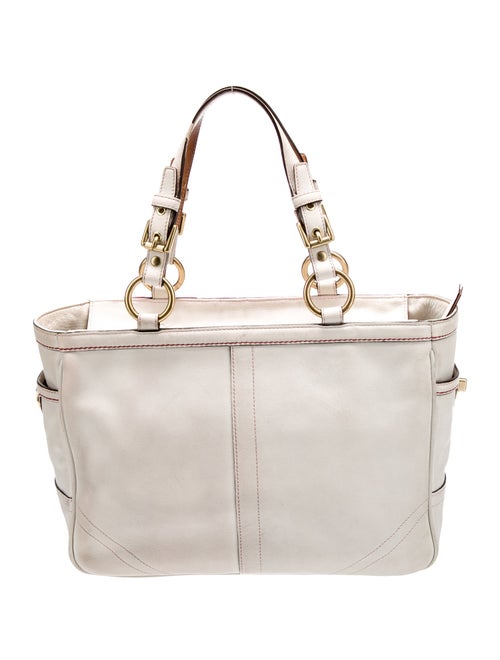 Coach Leather Top Handle Bag