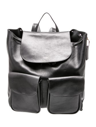 Coach Leather Backpack