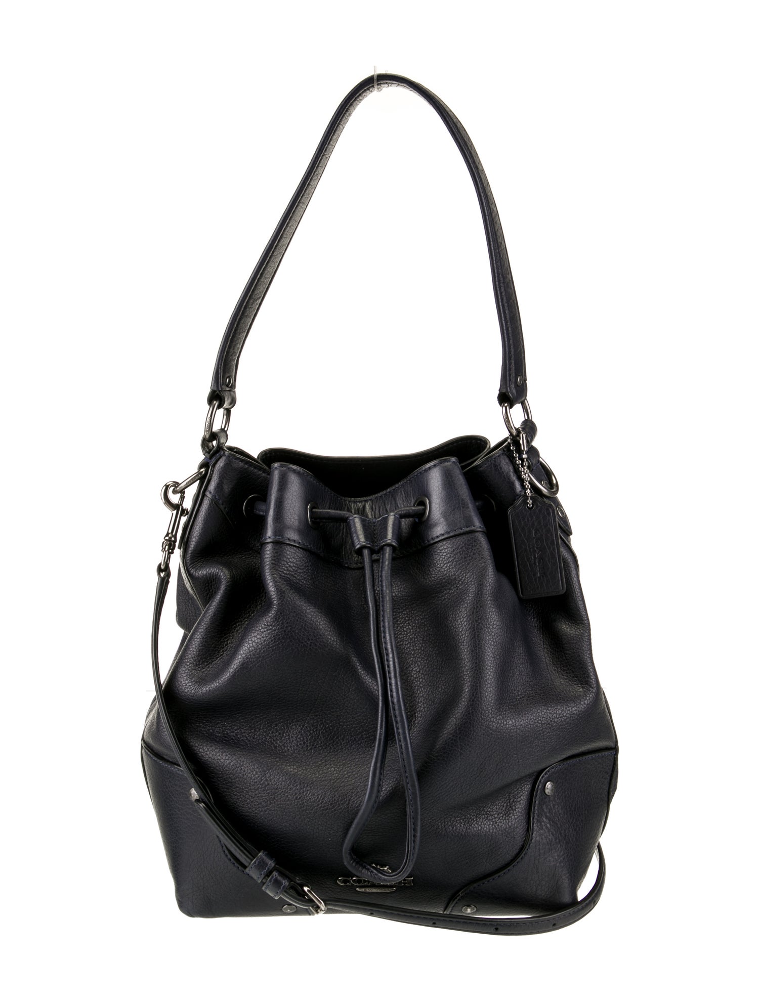 Coach Leather Bucket Bag