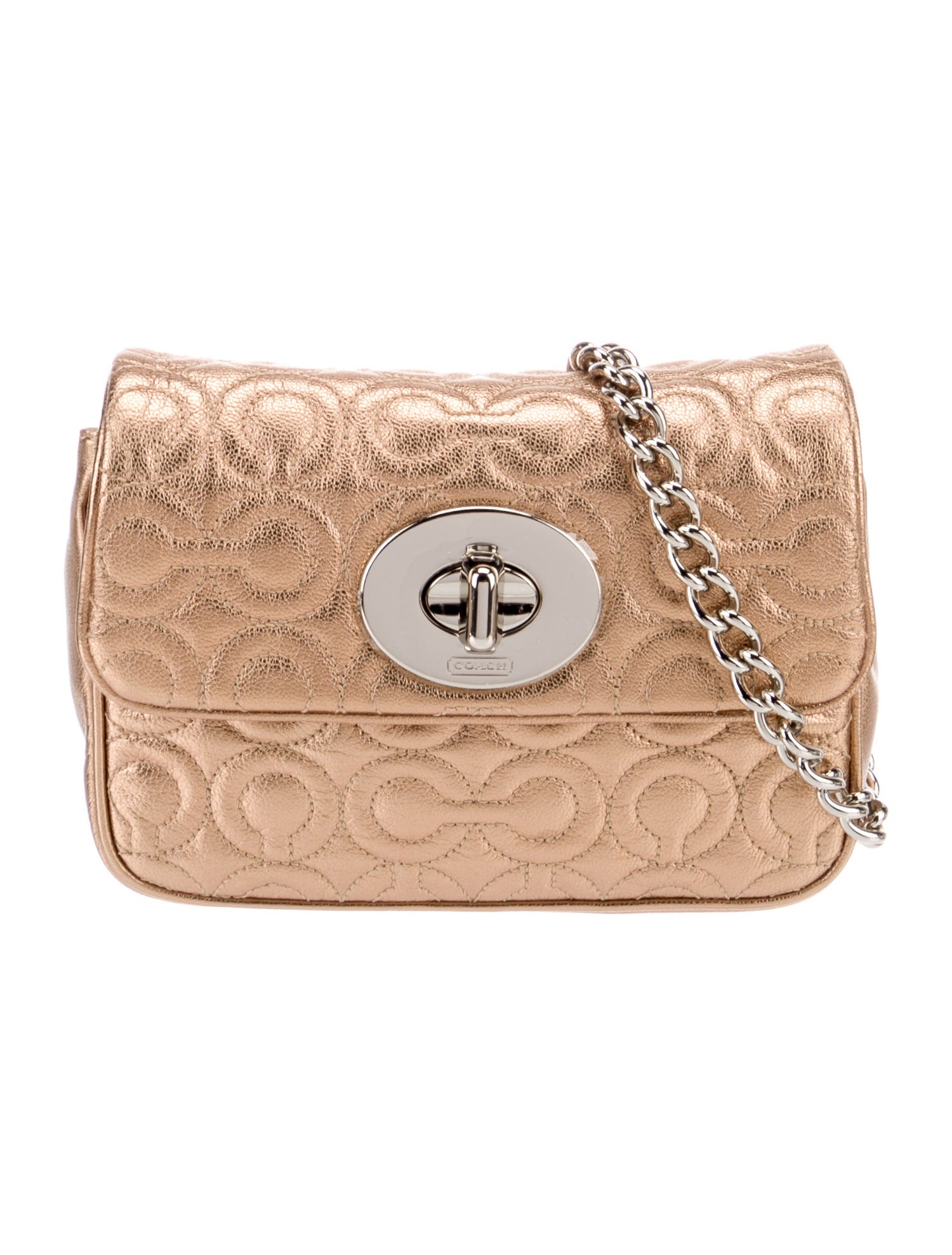 Coach Leather Minaudière