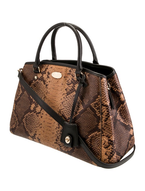 Coach Leather Top Handle Bag