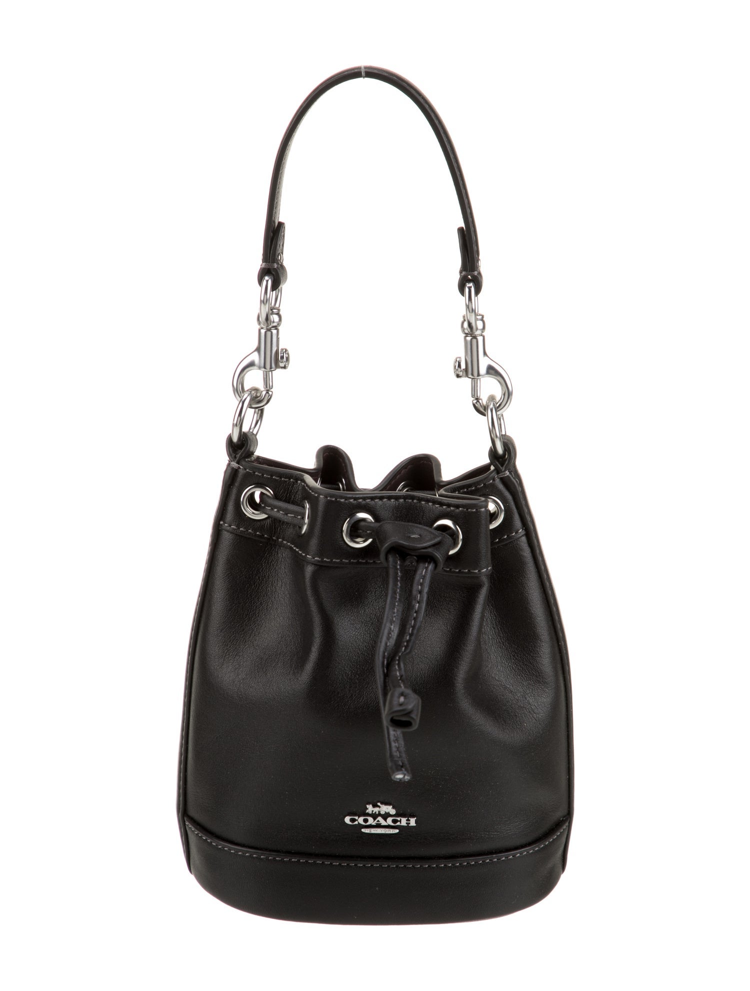 Coach Leather Bucket Bag