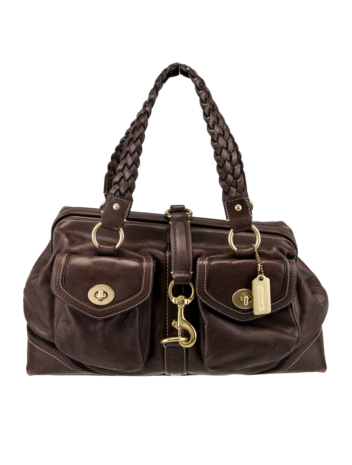 Coach Leather Shoulder Bag