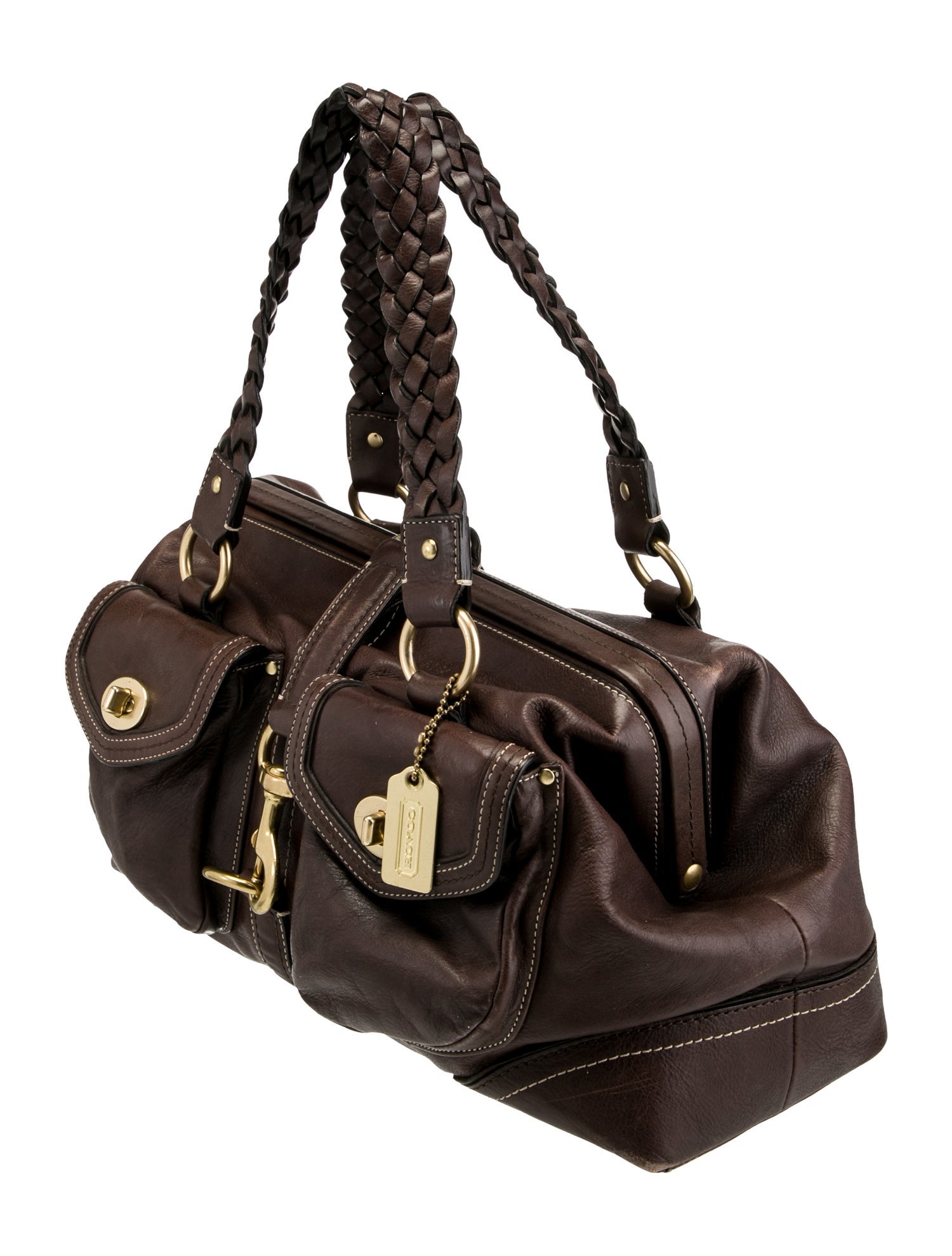 Coach Leather Shoulder Bag