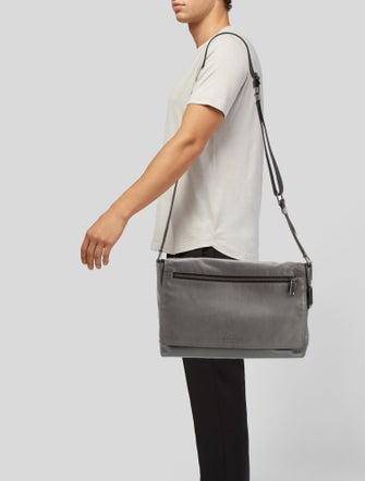 Coach Leather Messenger Bag