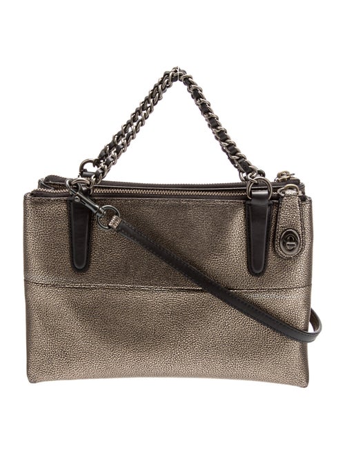 Coach Leather Top Handle Bag