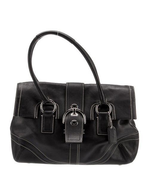 Coach Leather Top Handle Bag