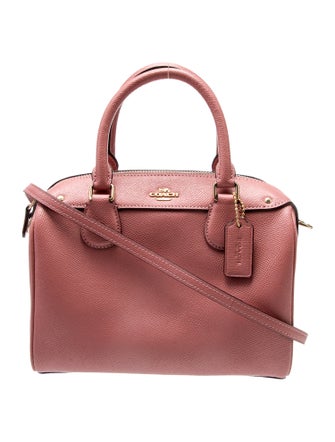 Coach Leather Top Handle Bag