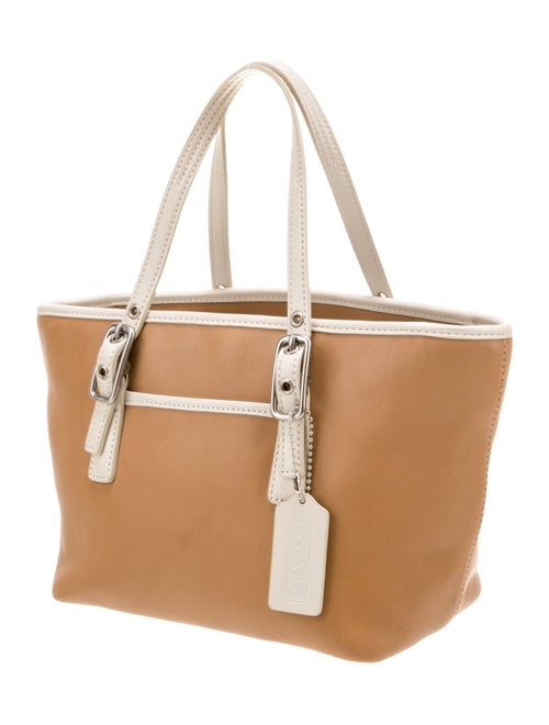 Coach Leather Top Handle Bag