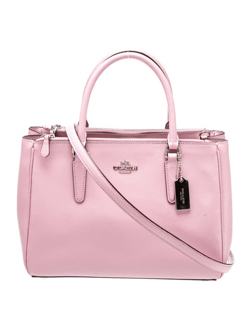 Coach Saffiano Leather Top Handle Bag