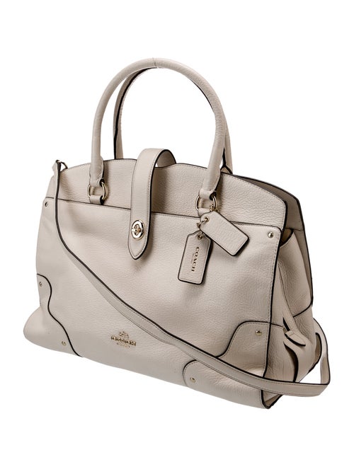 Coach Leather Top Handle Bag