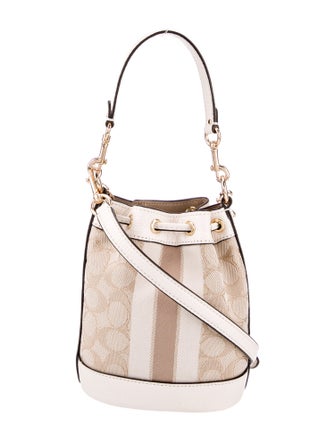 Coach Canvas Bucket Bag