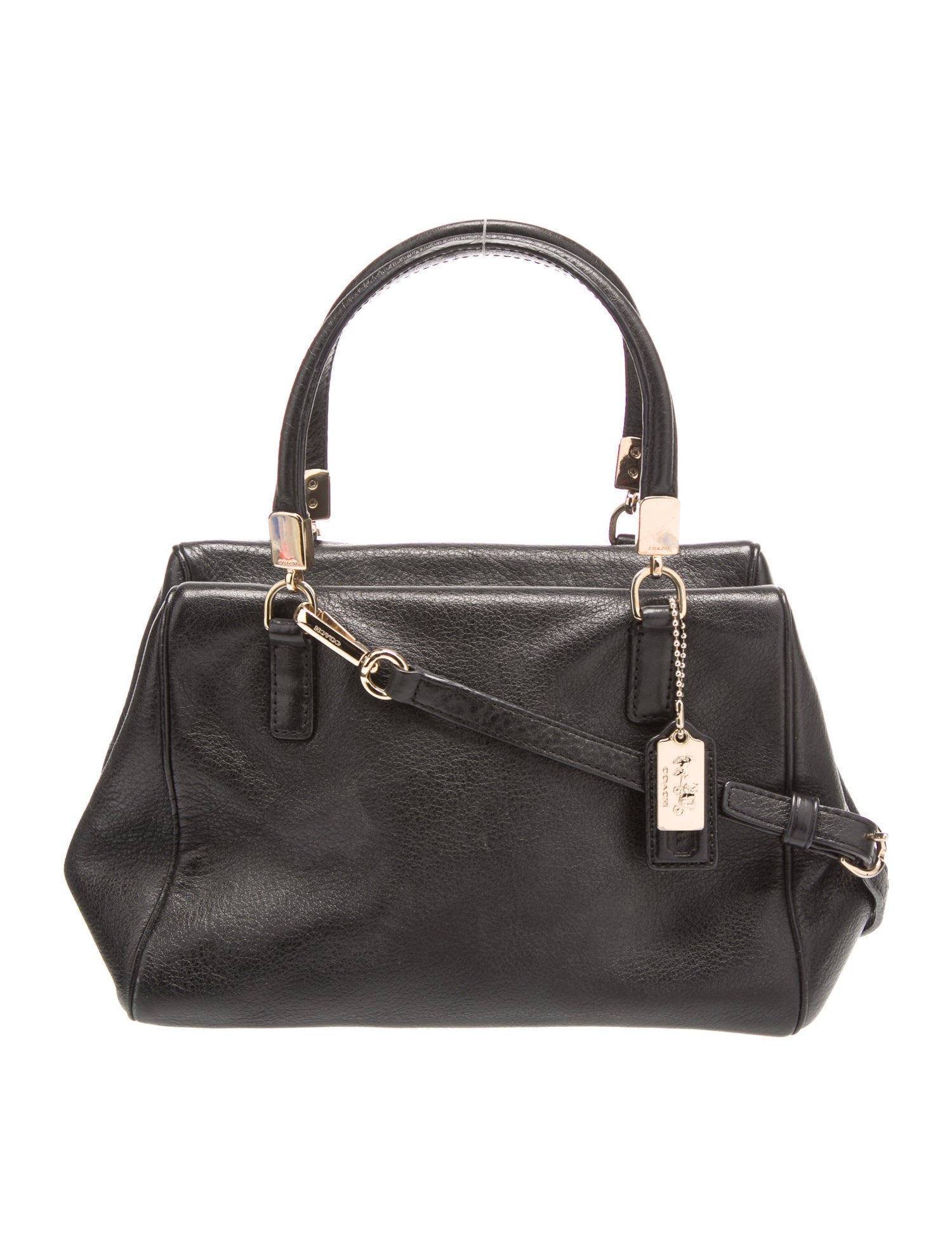Coach Leather Top Handle Bag