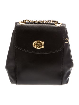 Coach Leather Backpack