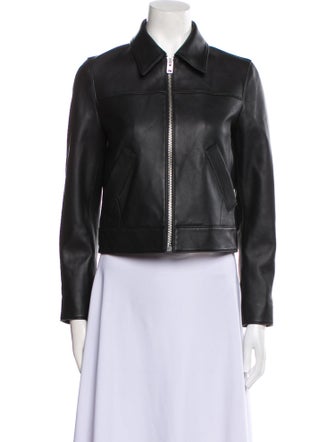 Coach Leather Biker Jacket