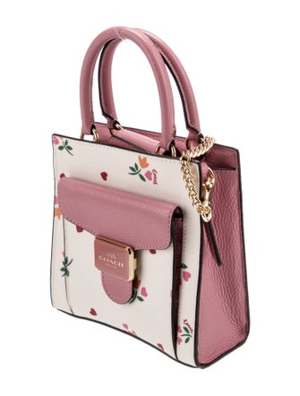 Coach Leather Top Handle Bag