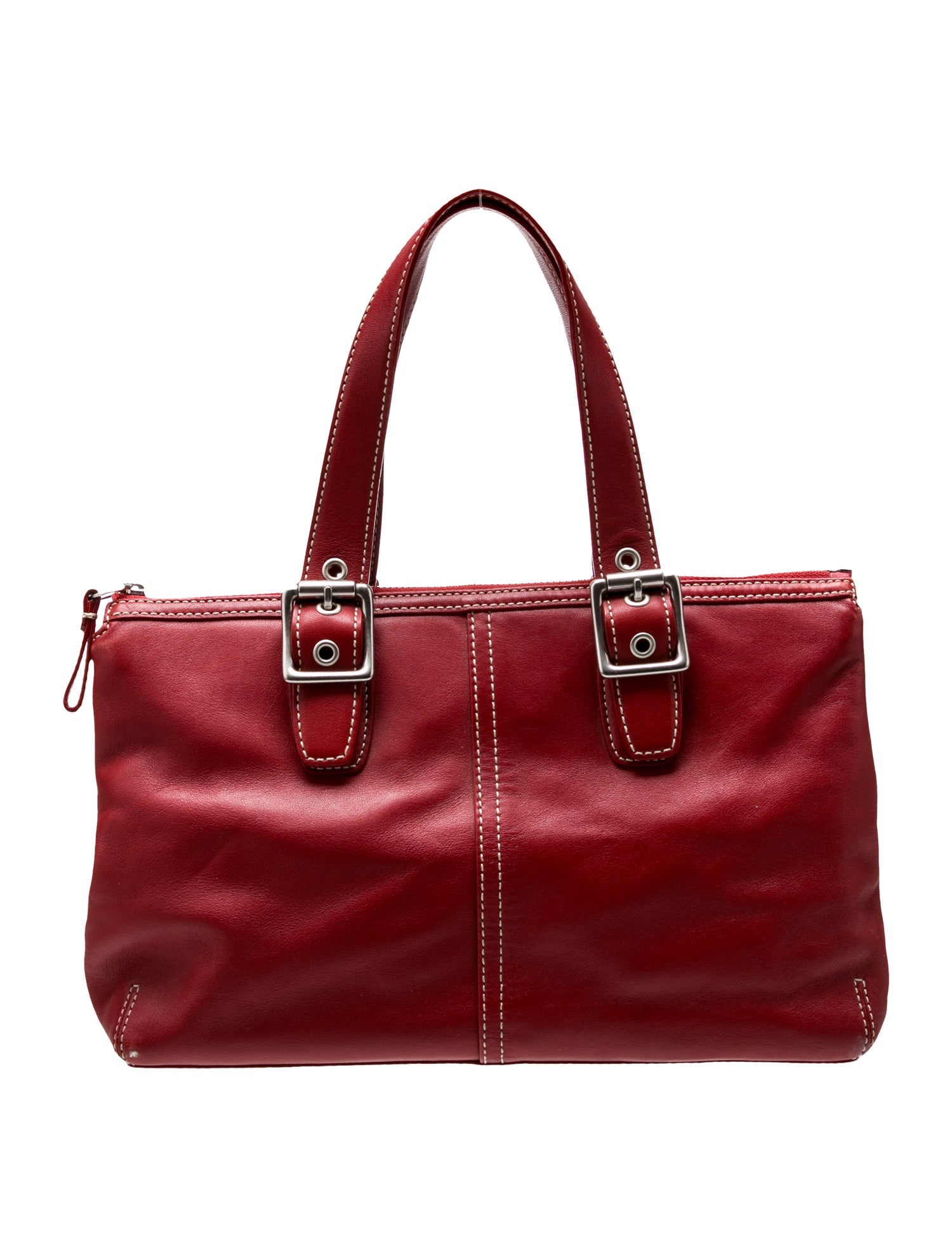 Coach Leather Top Handle Bag