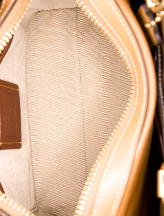 Coach Leather Top Handle Bag