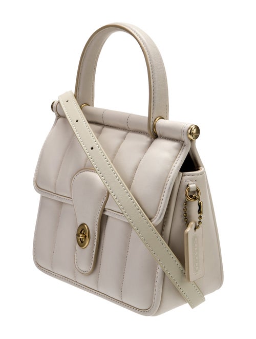 Coach Leather Top Handle Bag