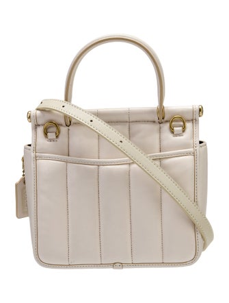 Coach Leather Top Handle Bag