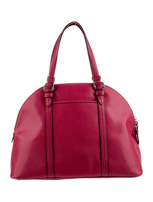 Coach Saffiano Leather Top Handle Bag