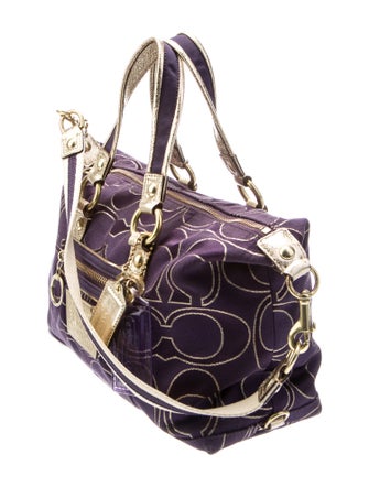 Coach Canvas Top Handle Bag