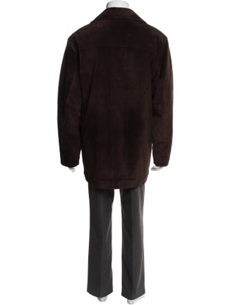 Coach Leather Overcoat