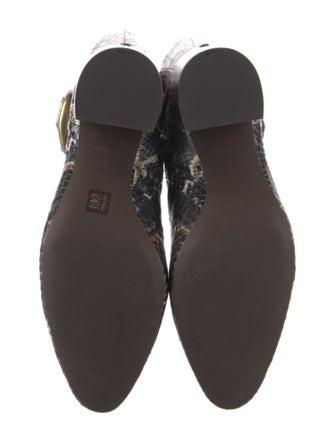 Coach Python Animal Print Riding Boots