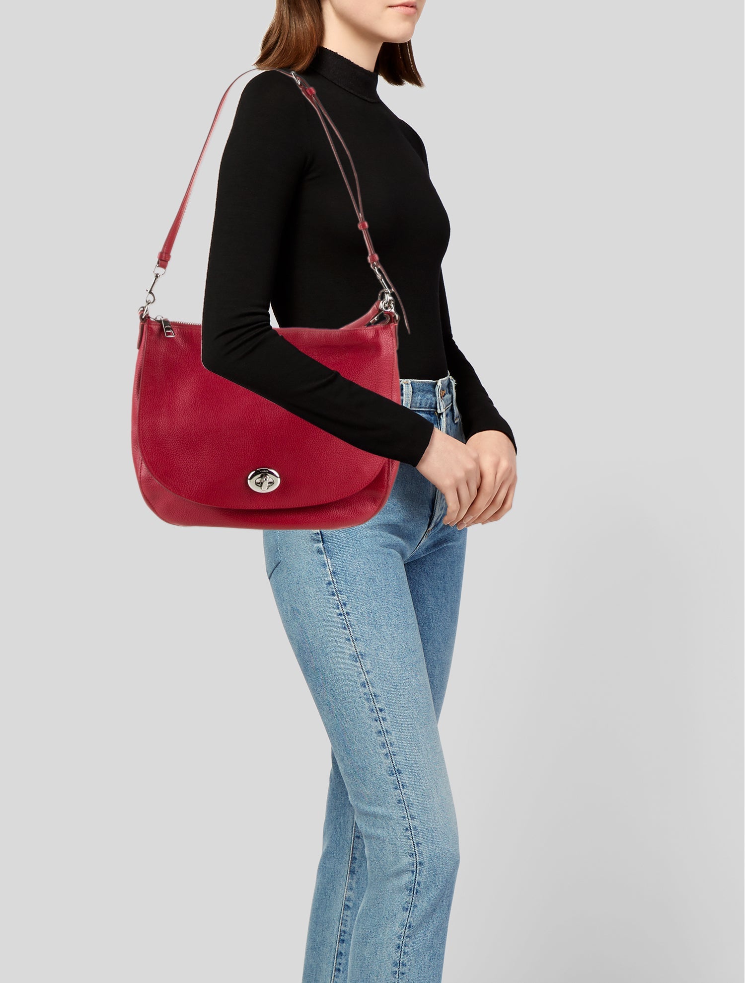 Coach Leather Shoulder Bag