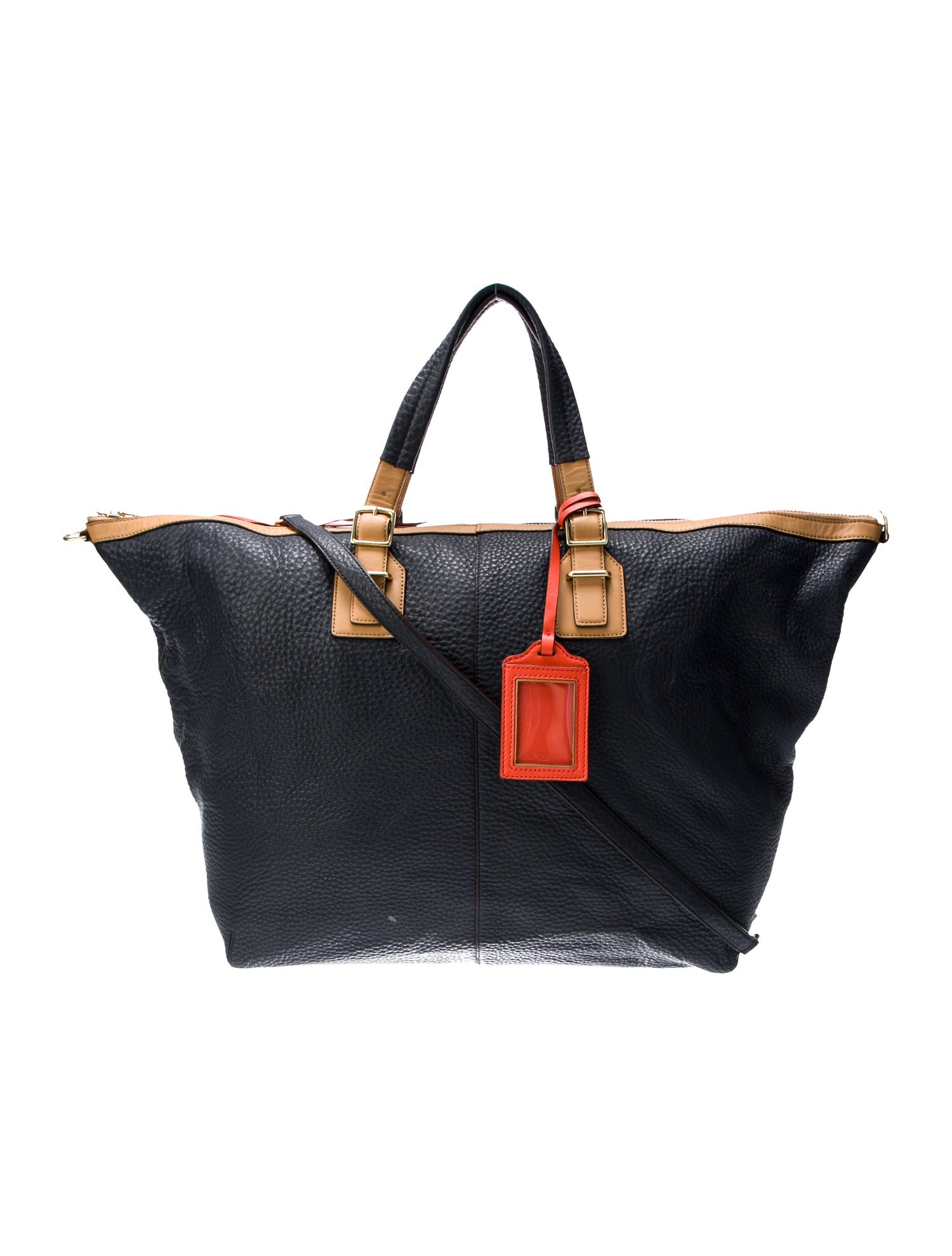 Coach Leather Weekender Bag