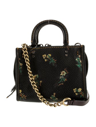 Coach Leather Top Handle Bag