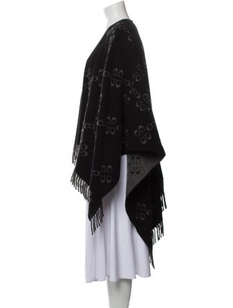 Coach Printed Open Front Sweater